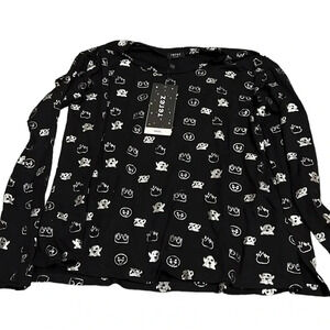 NWT Terez Kid emoji long sleeve t-shirt size XL